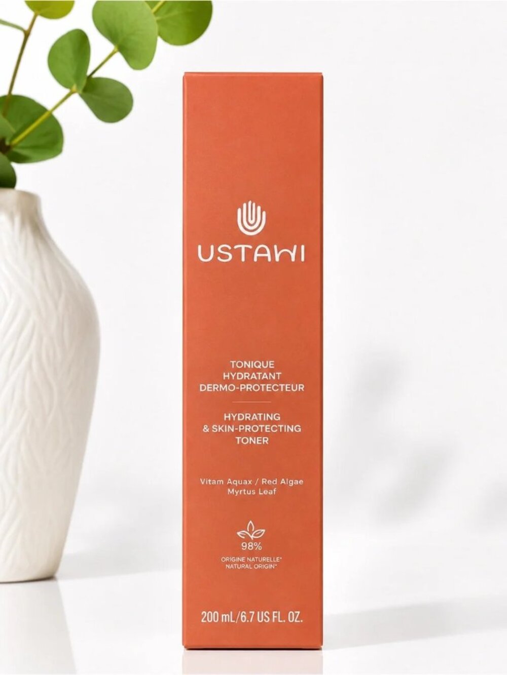 USTAWI Hydrating & Skin Protecting Toner 200mL Made in France NIB